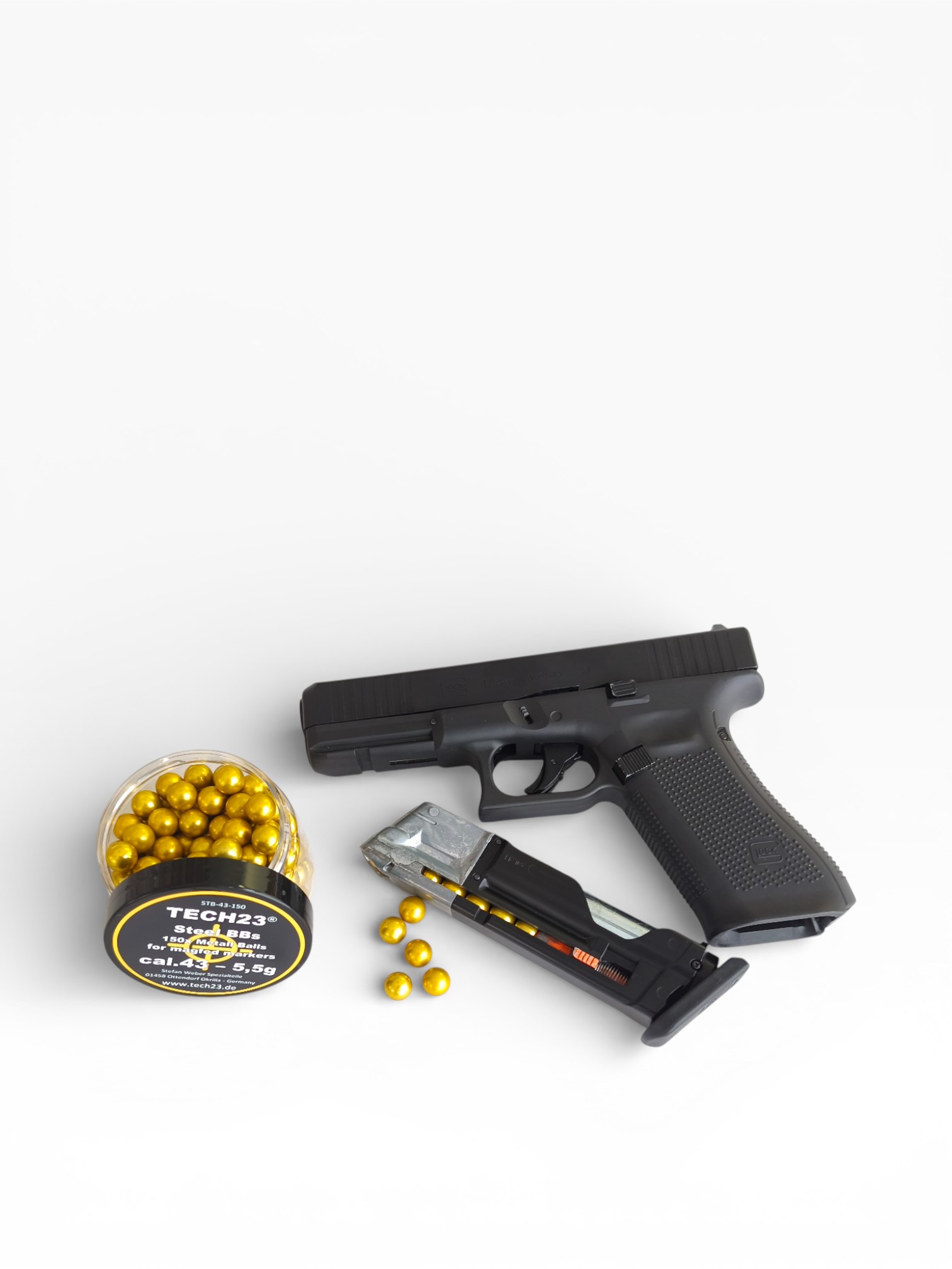 Gold-Shot cal.43 Leichtmetall Kugeln - extra hart – Bild 3