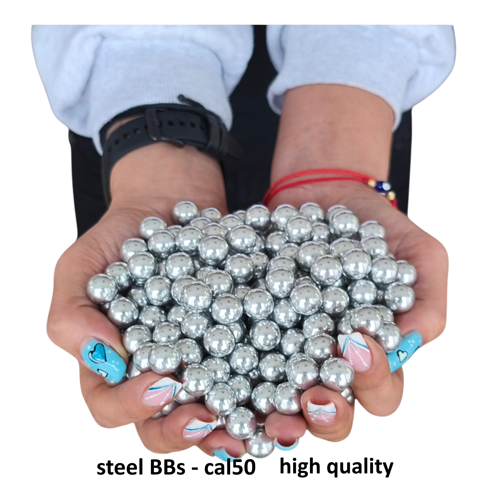 steel BBs cal.50 (12,50mm) Chromstahlkugeln für starke t4e Markierer