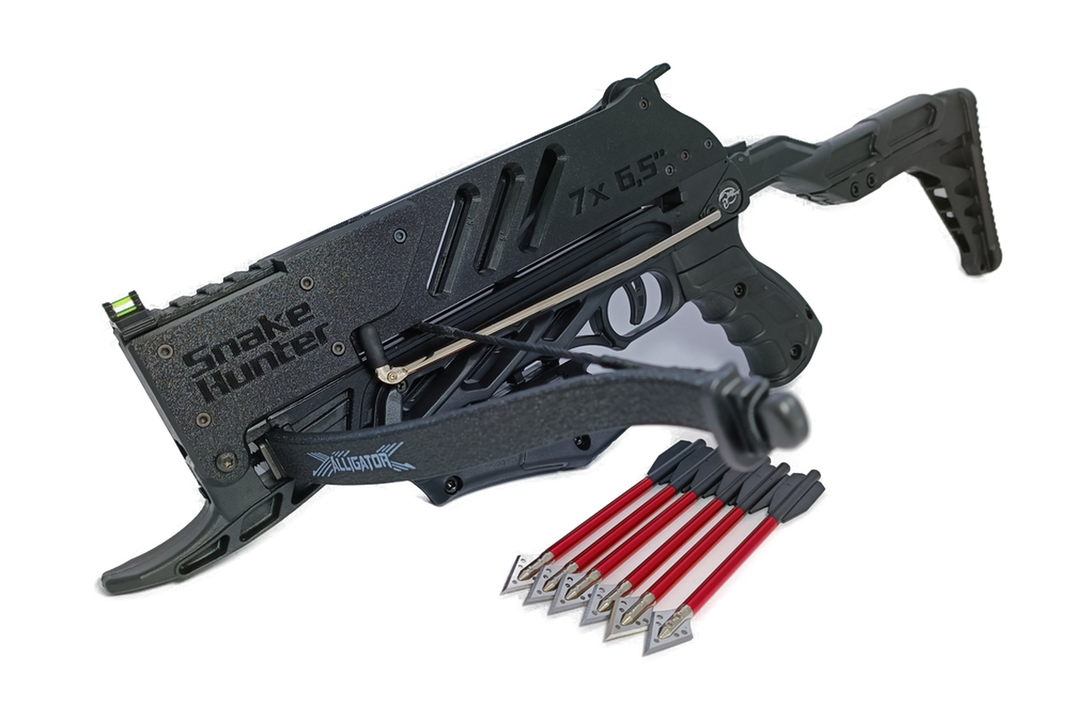 .stl Download & Hardwarekit- multishot Magazine T23-508 V2 for Alligator Pistol Crossbow – Bild 5