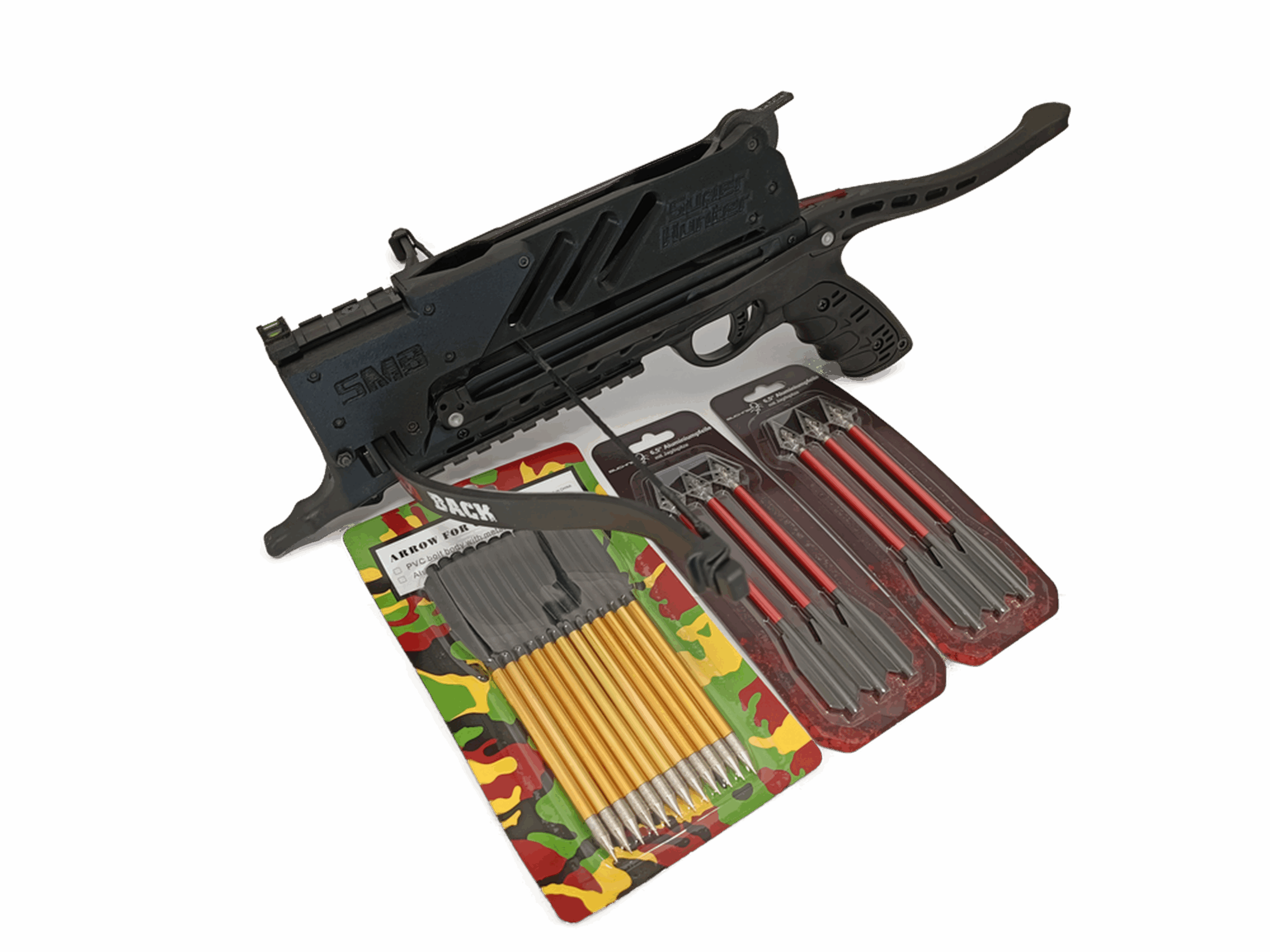 Homedefense Kit - SMB T23-408 RedBack SuperHunter - multishot Pistolenarmbrust - RTS incl. 6x Jagtbolzen
