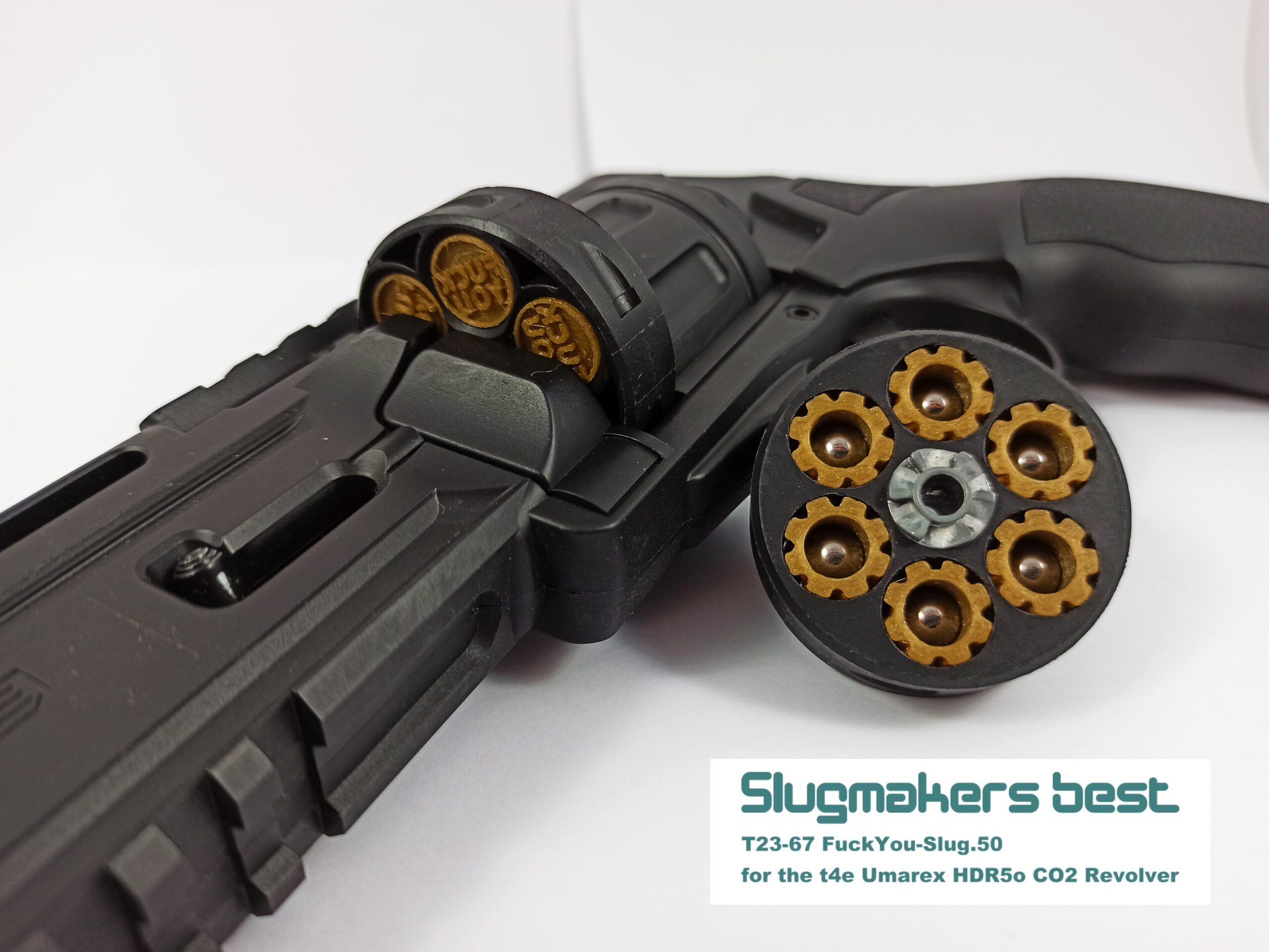 Slugmaker´s best T23-67 FuckYou-Slug.50 - (36x) for t4e HDR 50 CO2 Revolver – Bild 4