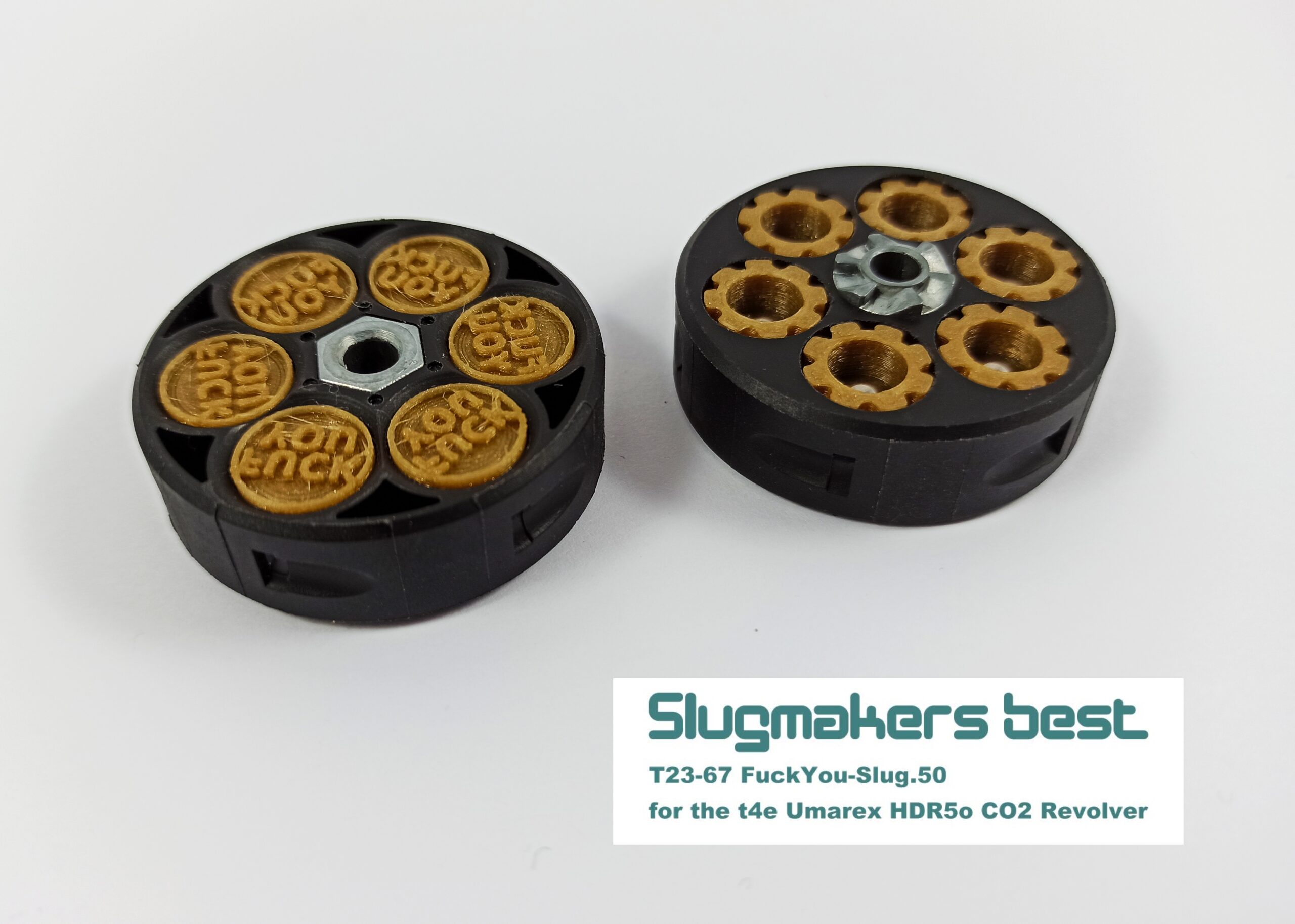 Slugmaker´s best T23-67 FuckYou-Slug.50 - (36x) for t4e HDR 50 CO2 Revolver – Bild 6