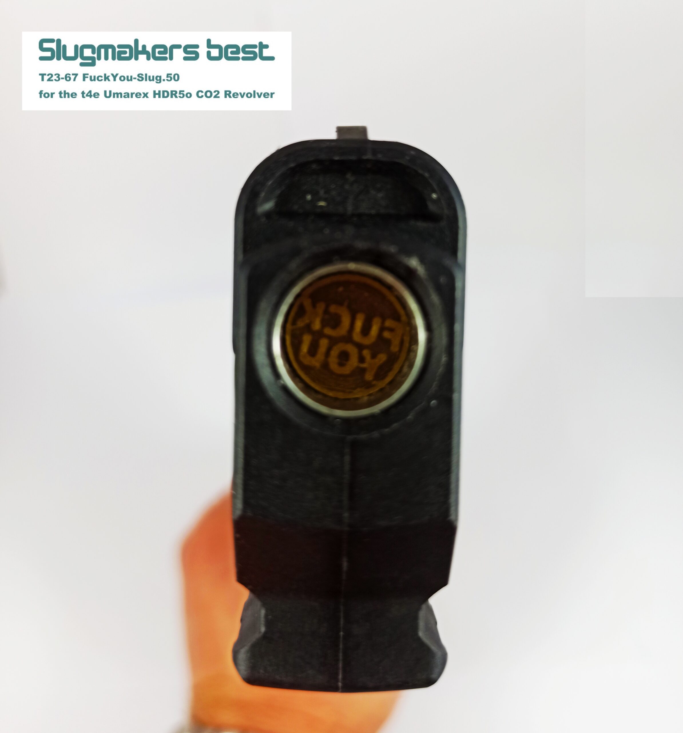 Slugmaker´s best T23-67 FuckYou-Slug.50 - (36x) for t4e HDR 50 CO2 Revolver – Bild 7