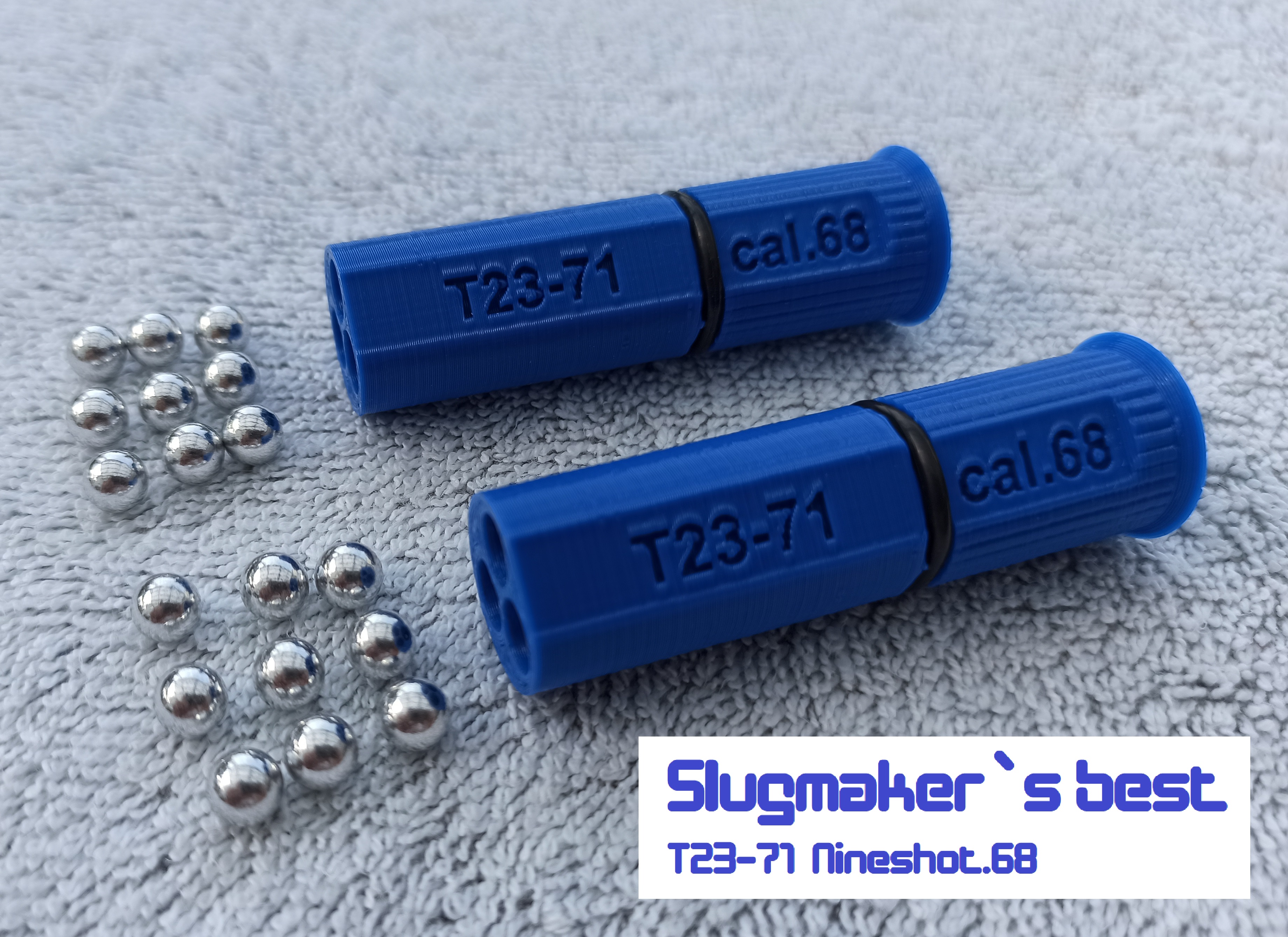 Slugmaker´s best T23-71 Shotshell f Umarex t4e HDS68 Schrotpatronen für 9x6mmBBs – Bild 2