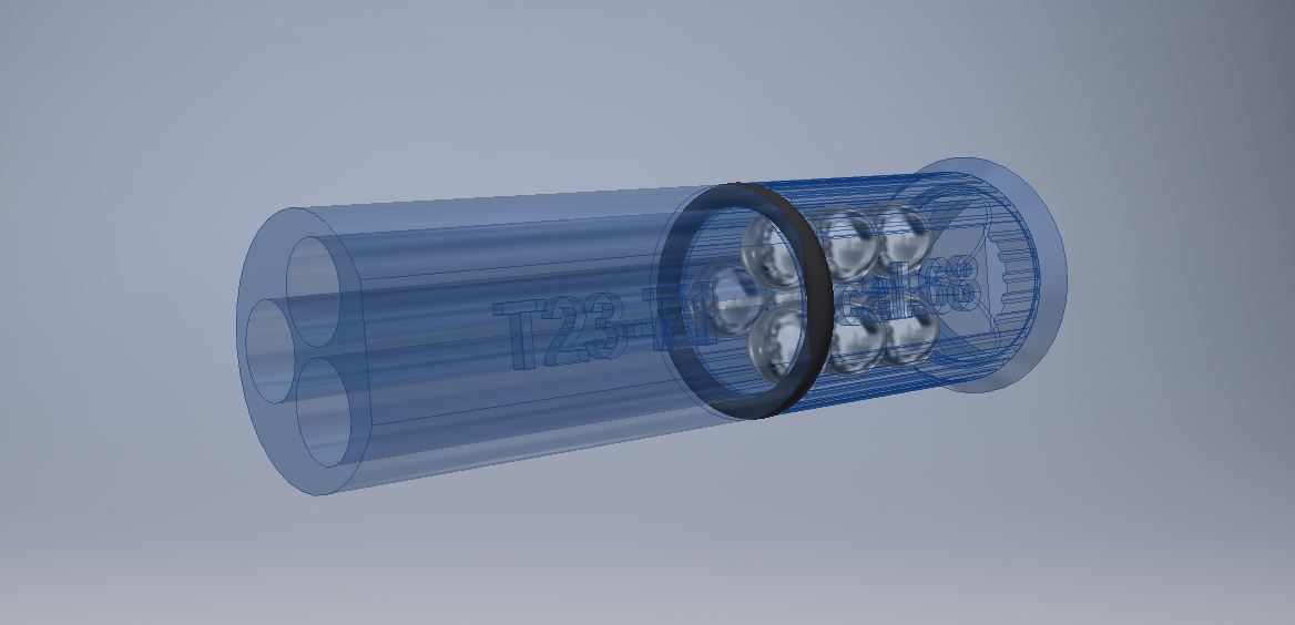 Slugmaker´s best T23-71 Shotshell f Umarex t4e HDS68 Schrotpatronen für 9x6mmBBs – Bild 3