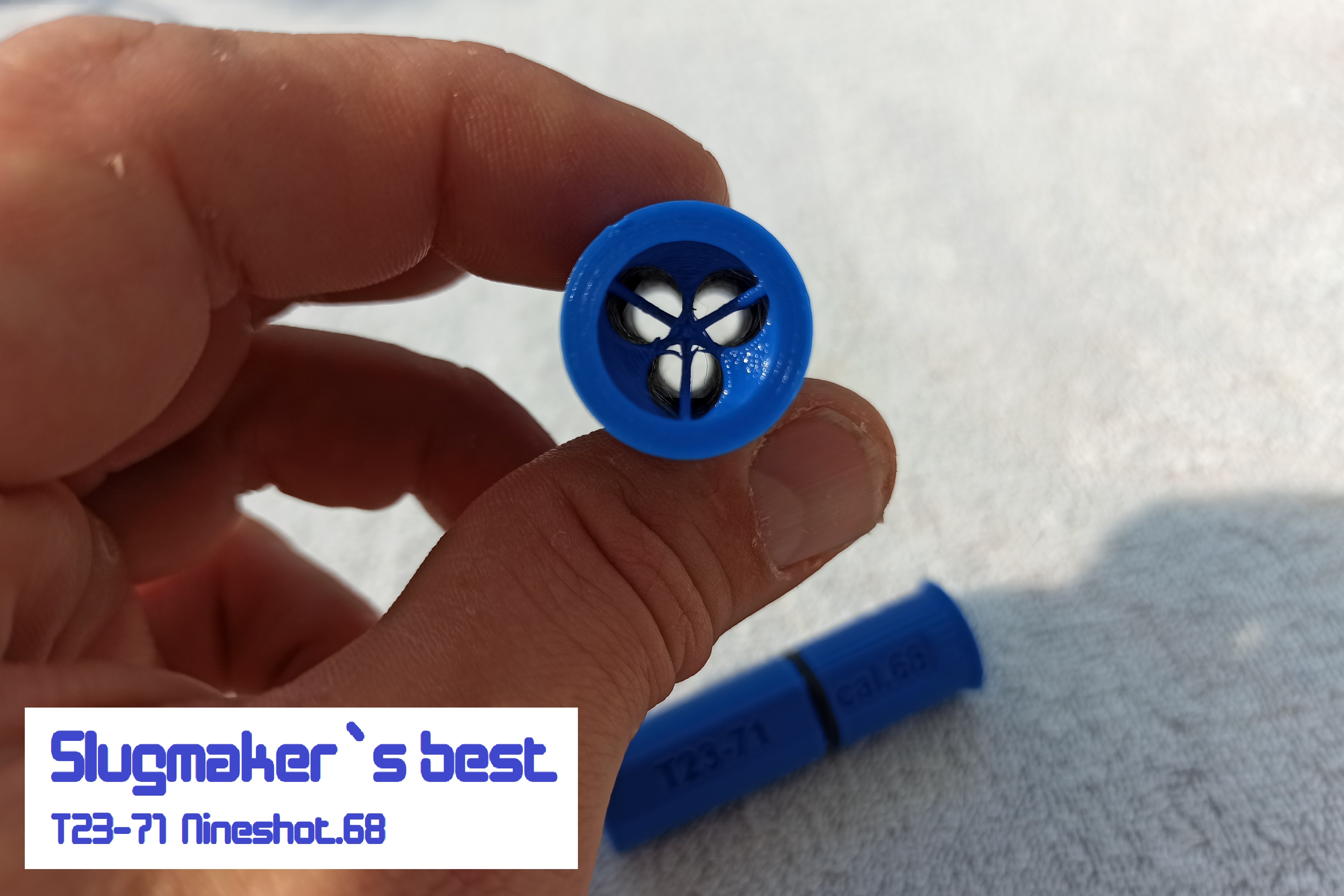 Slugmaker´s best T23-71 Shotshell f Umarex t4e HDS68 Schrotpatronen für 9x6mmBBs – Bild 5