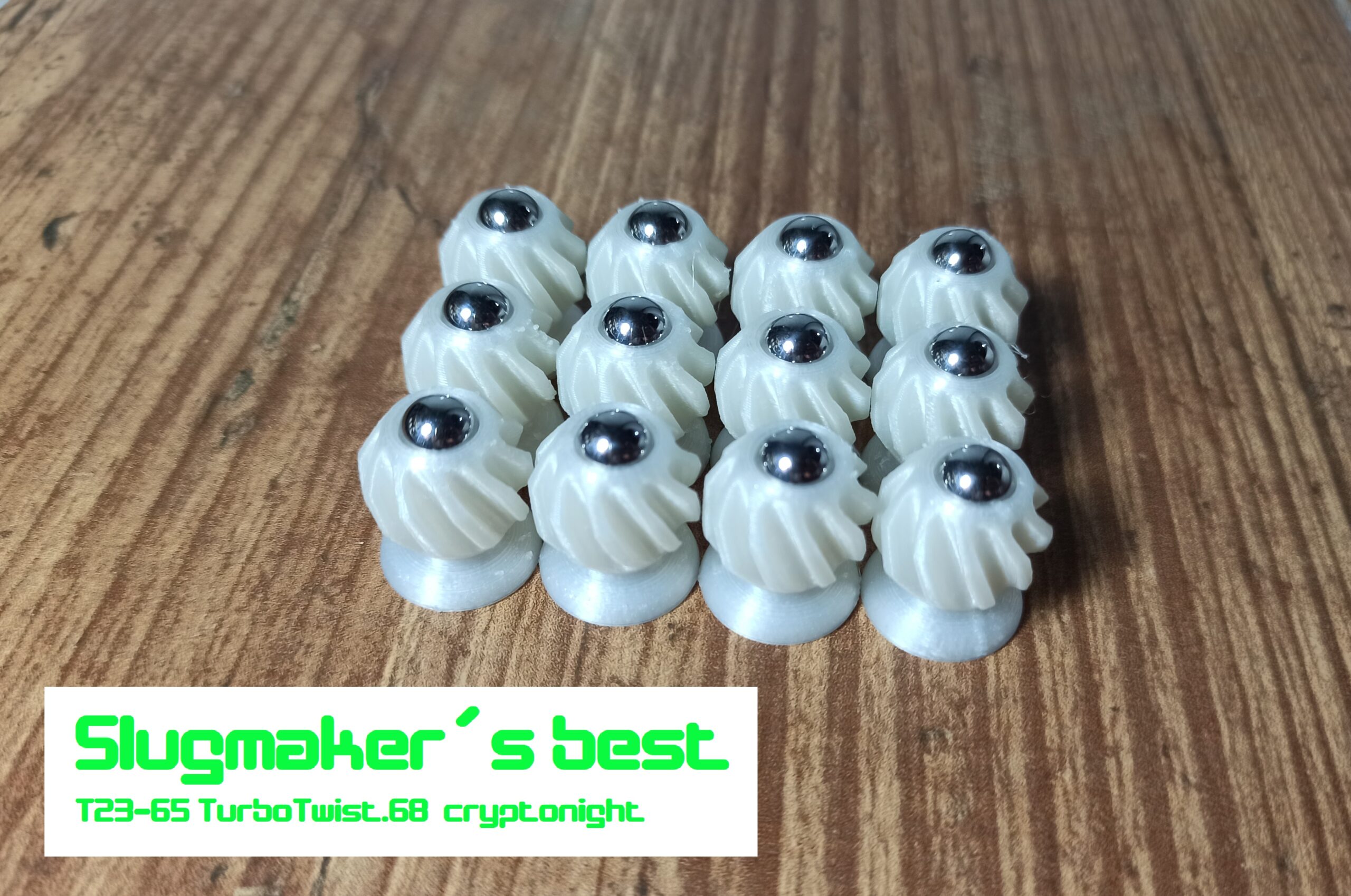 24x Slugmakers best TurboTwist.68 cryptonite für die Umarex HDS68 (24pieces pack) – Bild 5