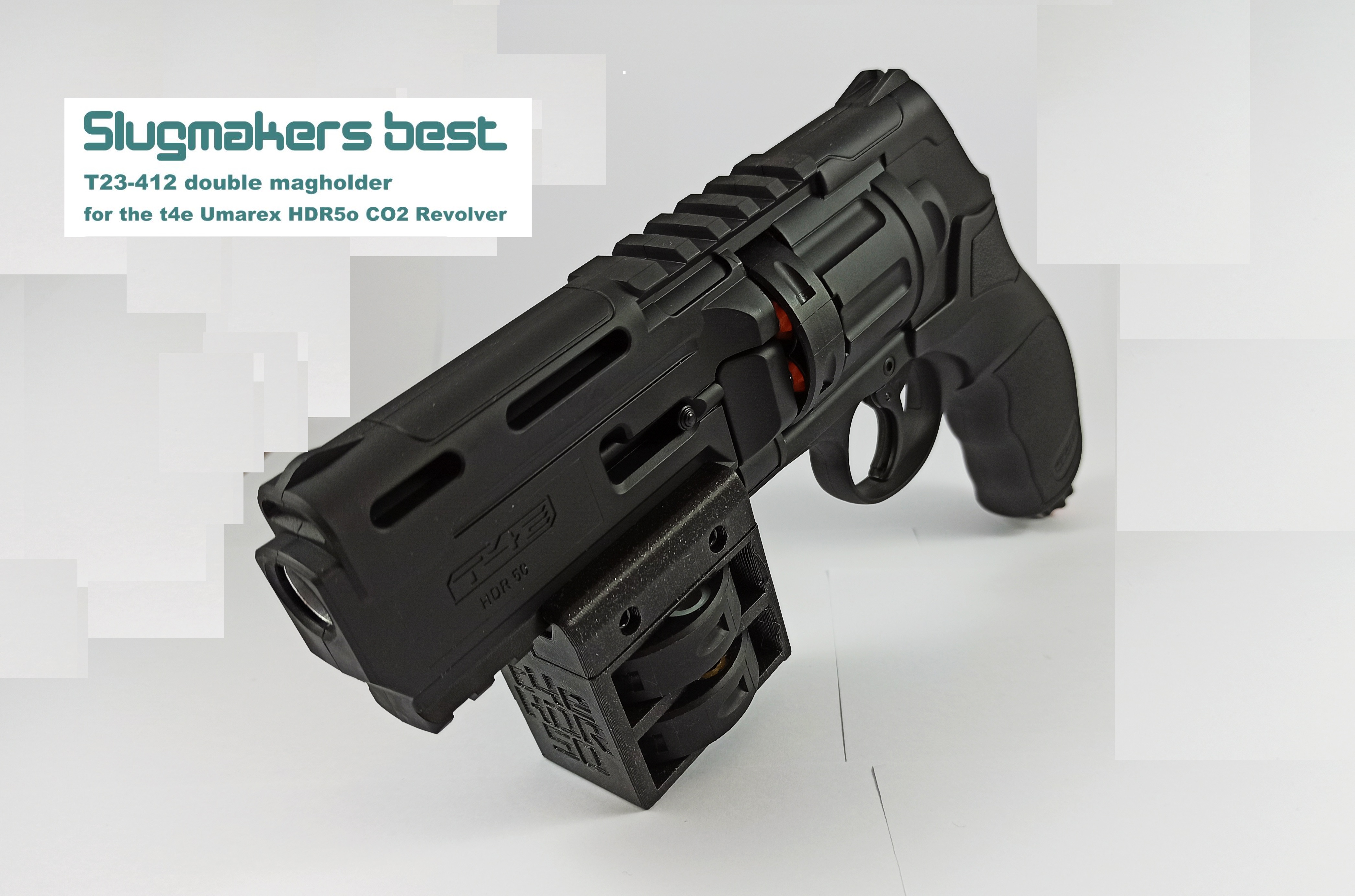 3D print .stl Datei Magazinhalter für den Umarex HDR50 CO2 Revolver – Bild 5