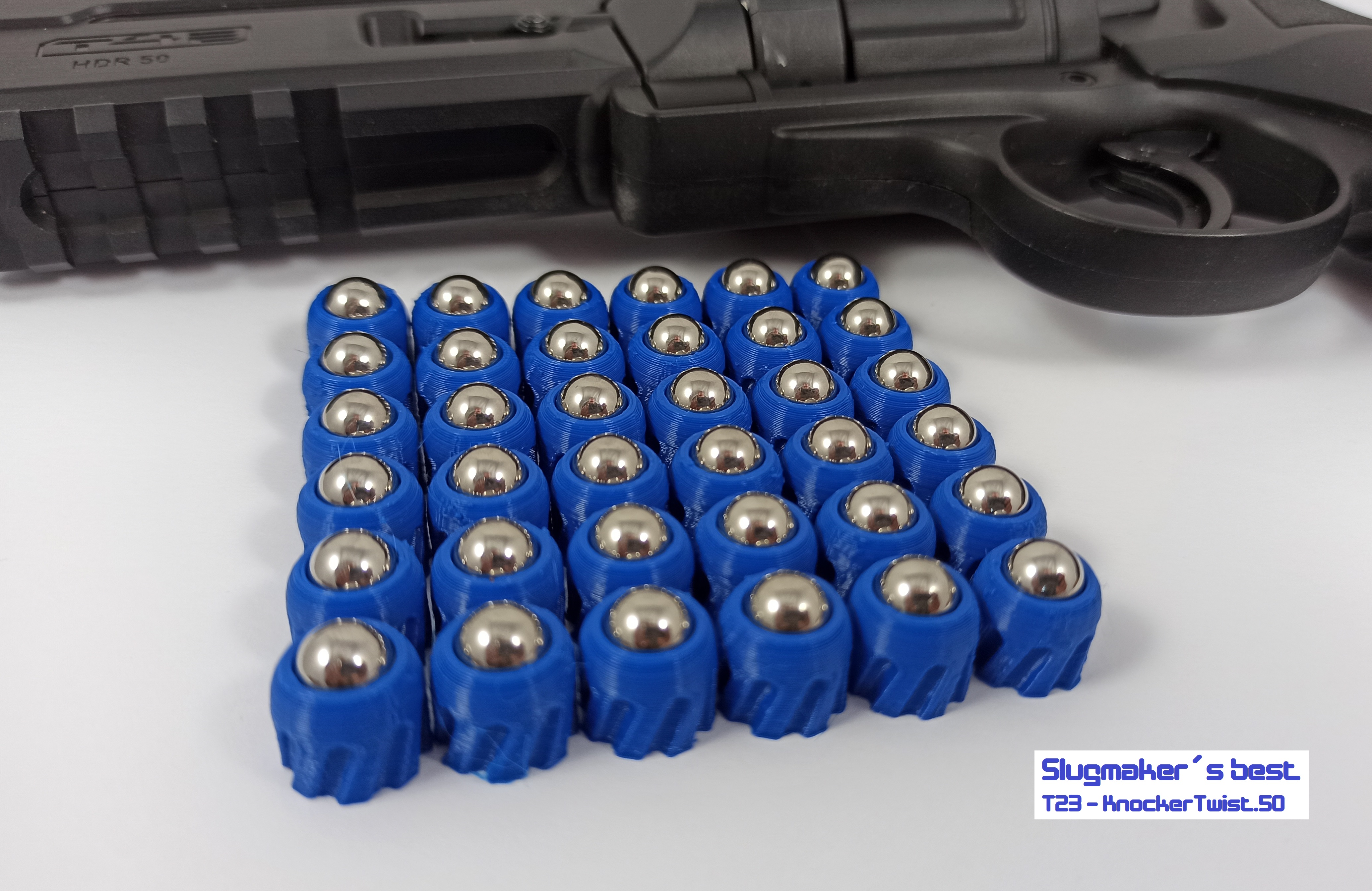 Slugmaker´s best T23-6 KnockerTwist.50 bullets – Bild 4