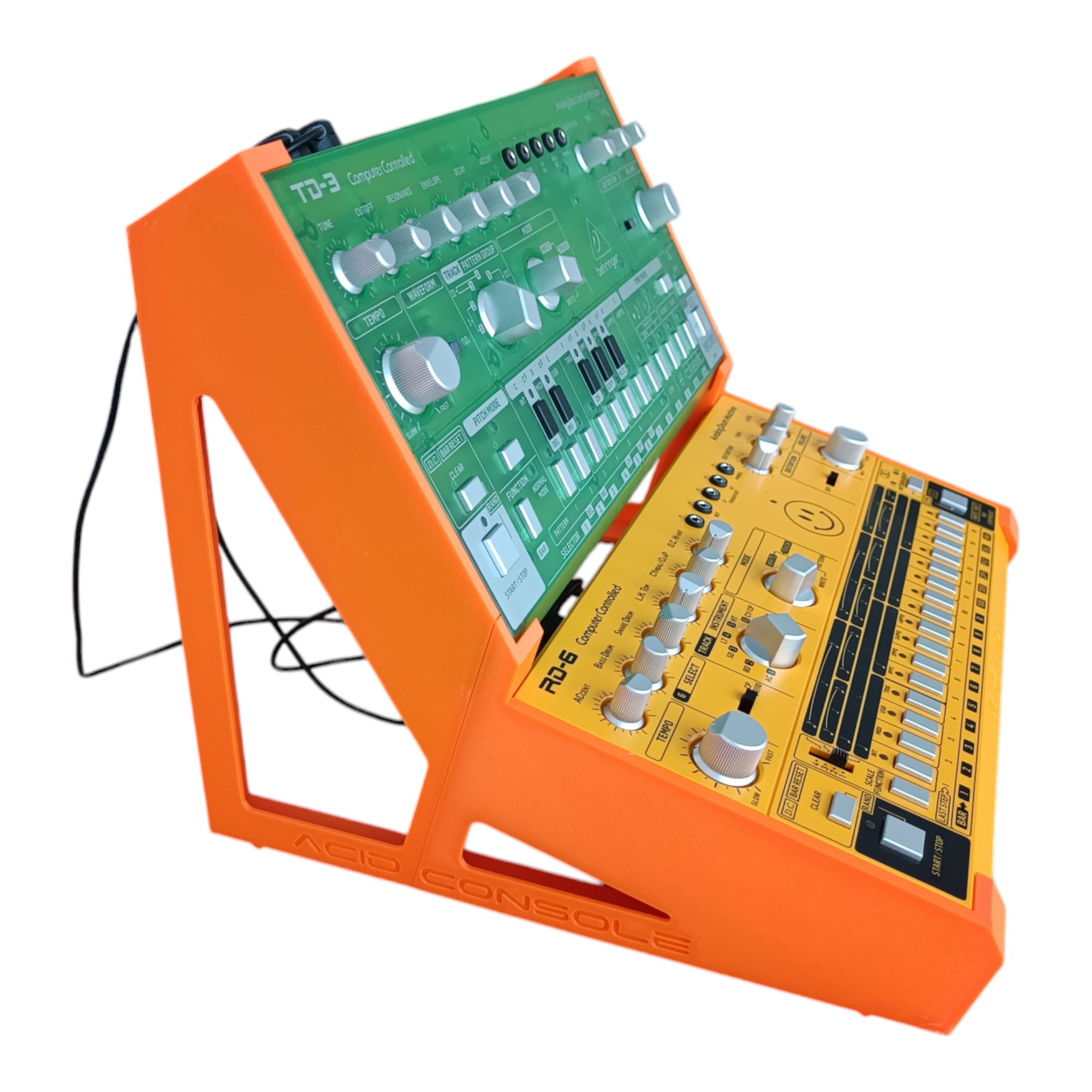.stl Download only! Acid Console - Eurorack Desktop Stand für 2x Behringer TD-3 & RD-6