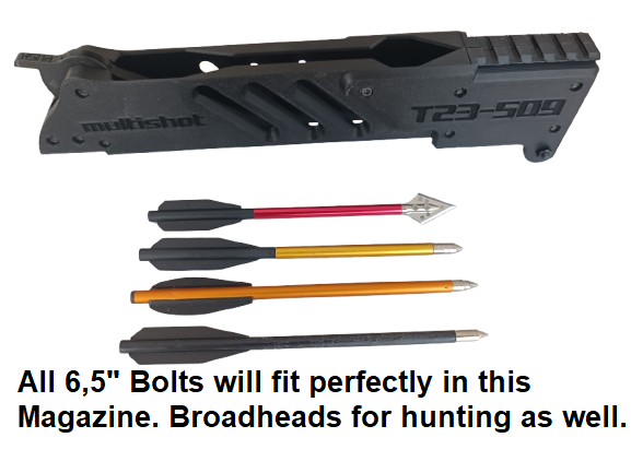 T23-509 V2 Magazin zum aufrüsten der eK Archery Cobra Metall Pistolenarmbrust – Bild 8