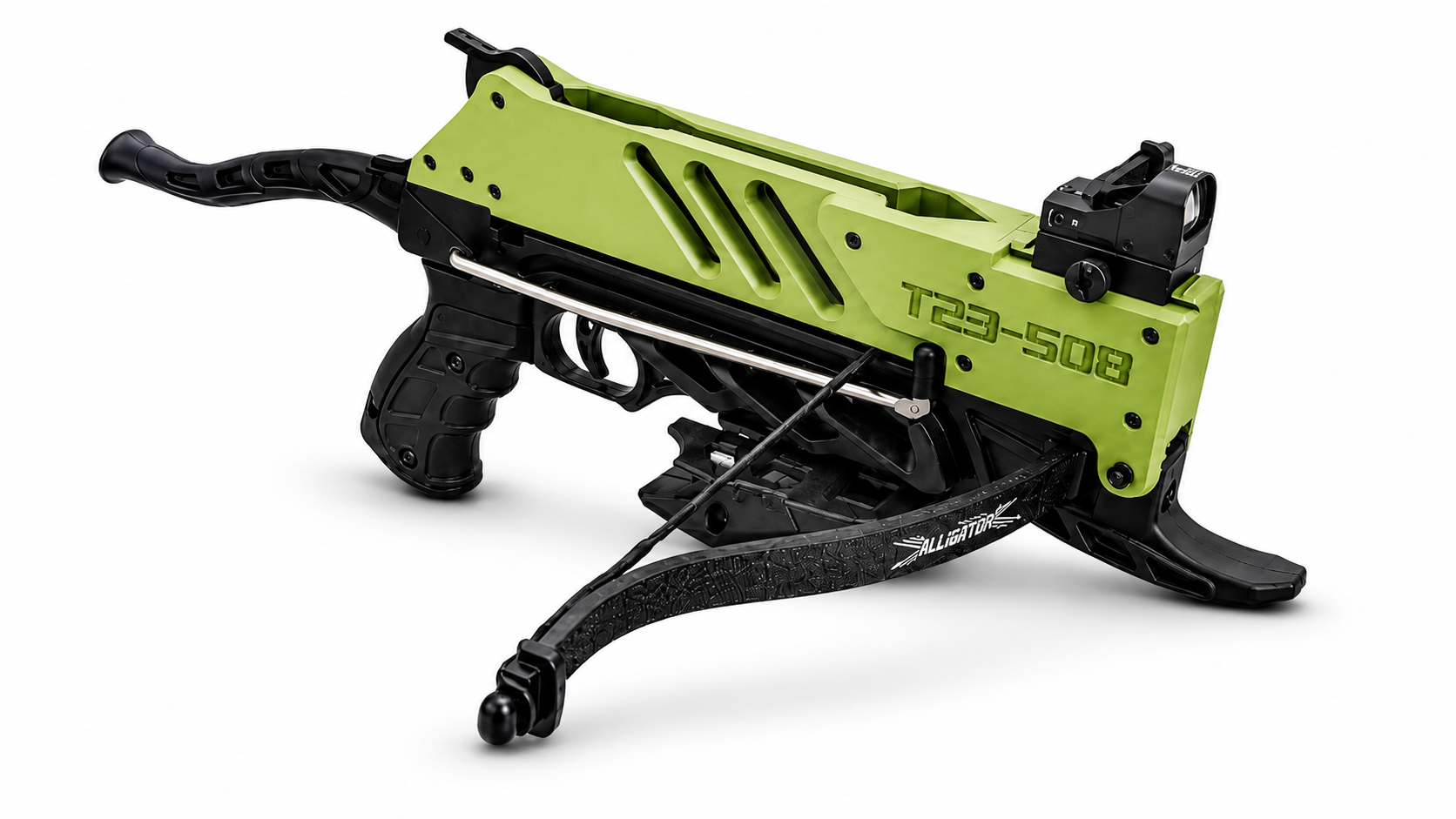 T23-508 V2 multishot Magazin für die ManKung Alligator Pistolenarmbrust - Sonderfarbe Olivegrün – Bild 5