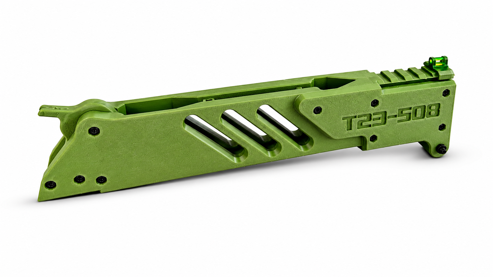 T23-508 V2 multishot Magazin für die ManKung Alligator Pistolenarmbrust - Sonderfarbe Olivegrün – Bild 2