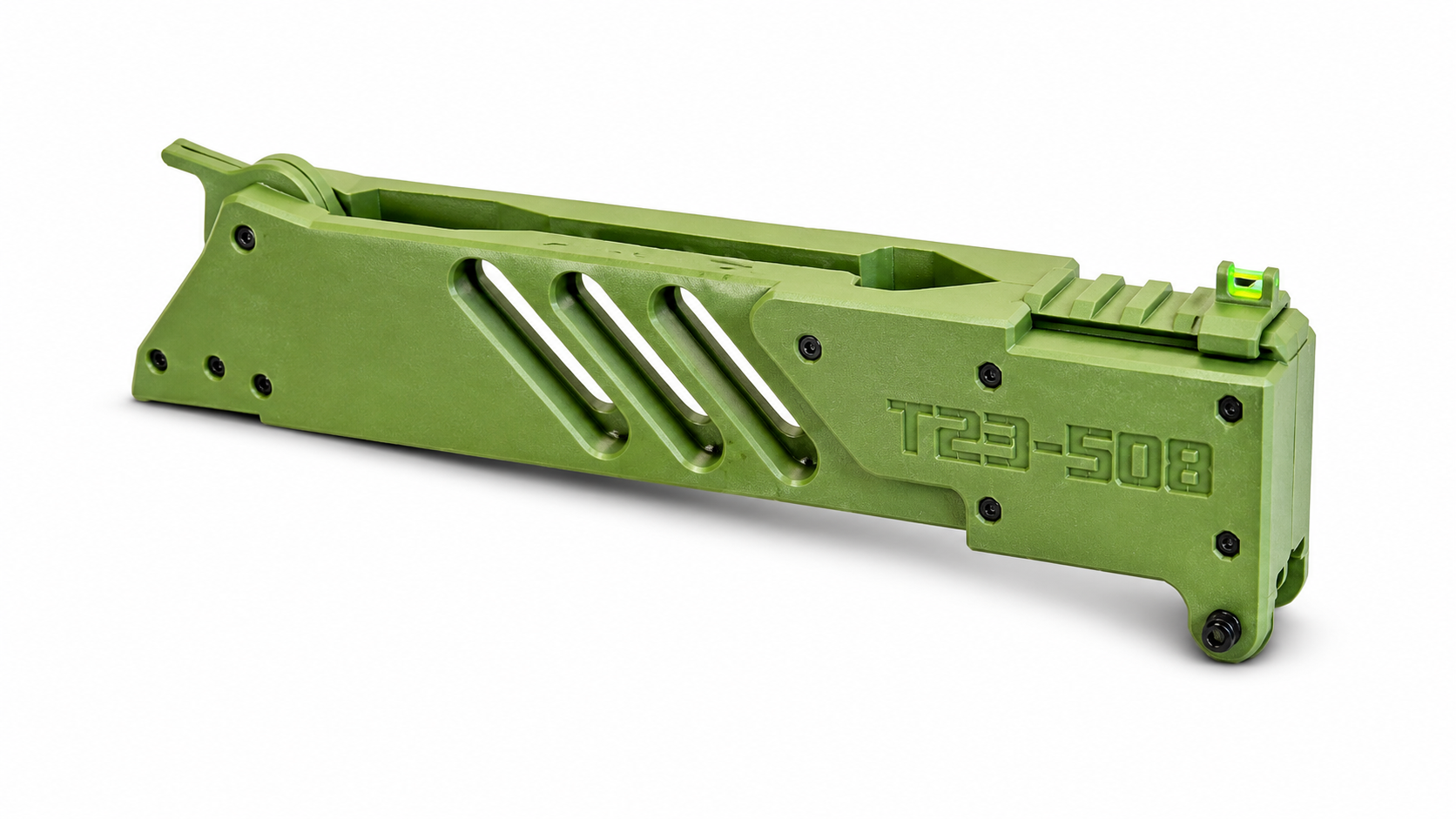 T23-508 V2 multishot Magazin für die ManKung Alligator Pistolenarmbrust - Sonderfarbe Olivegrün
