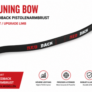 80 lbs Ersatz-Bogen für HoriZone Redback & ähnliche Pistolenarmbrüste