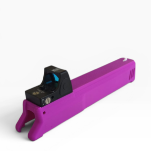 SAOR Slide™ SHARP Red Dot (vormontiert) für Umarex P68 Secure & Impax + RMR direkt Montage + Single Action + Compensator + verschiedene Farben