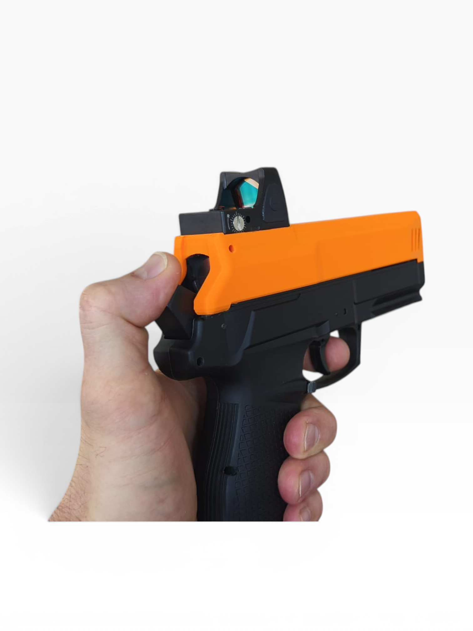 SAOR Slide™ für Umarex P68 Secure & Impax mit RMR direkt Montage, Single Action Funktion & Compensator incl. Specna Arms Red Dot - verschiedene Farben