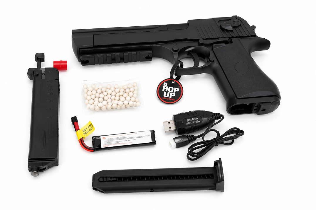 Cyma CM.121 Desert Eagle AEP Airsoft Pistole 0,5J | Metallschlitten | Mosfet & LiPo – Bild 3