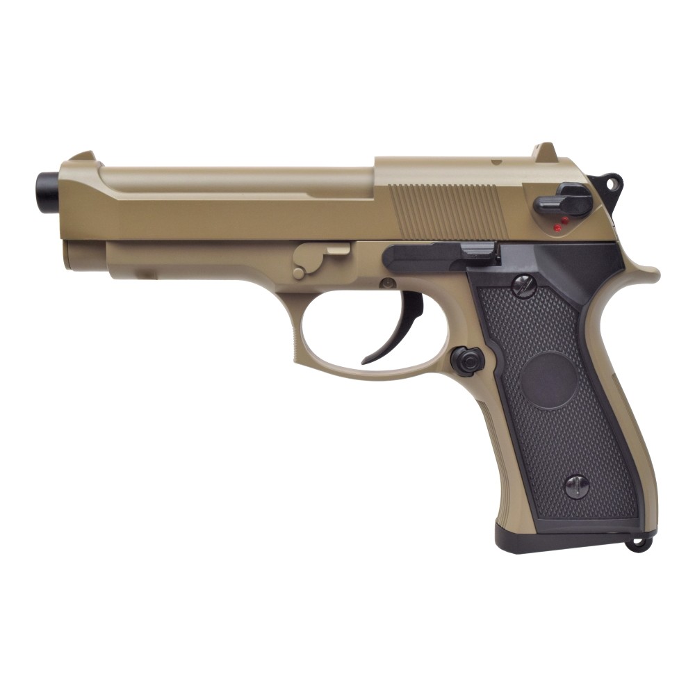 Cyma CM.126 92 Style AEP Airsoft Pistole 0,5J | Metallschlitten | Mosfet & LiPo + incl. 80-Schuss High-Cap Magazin + Bundle – Bild 3