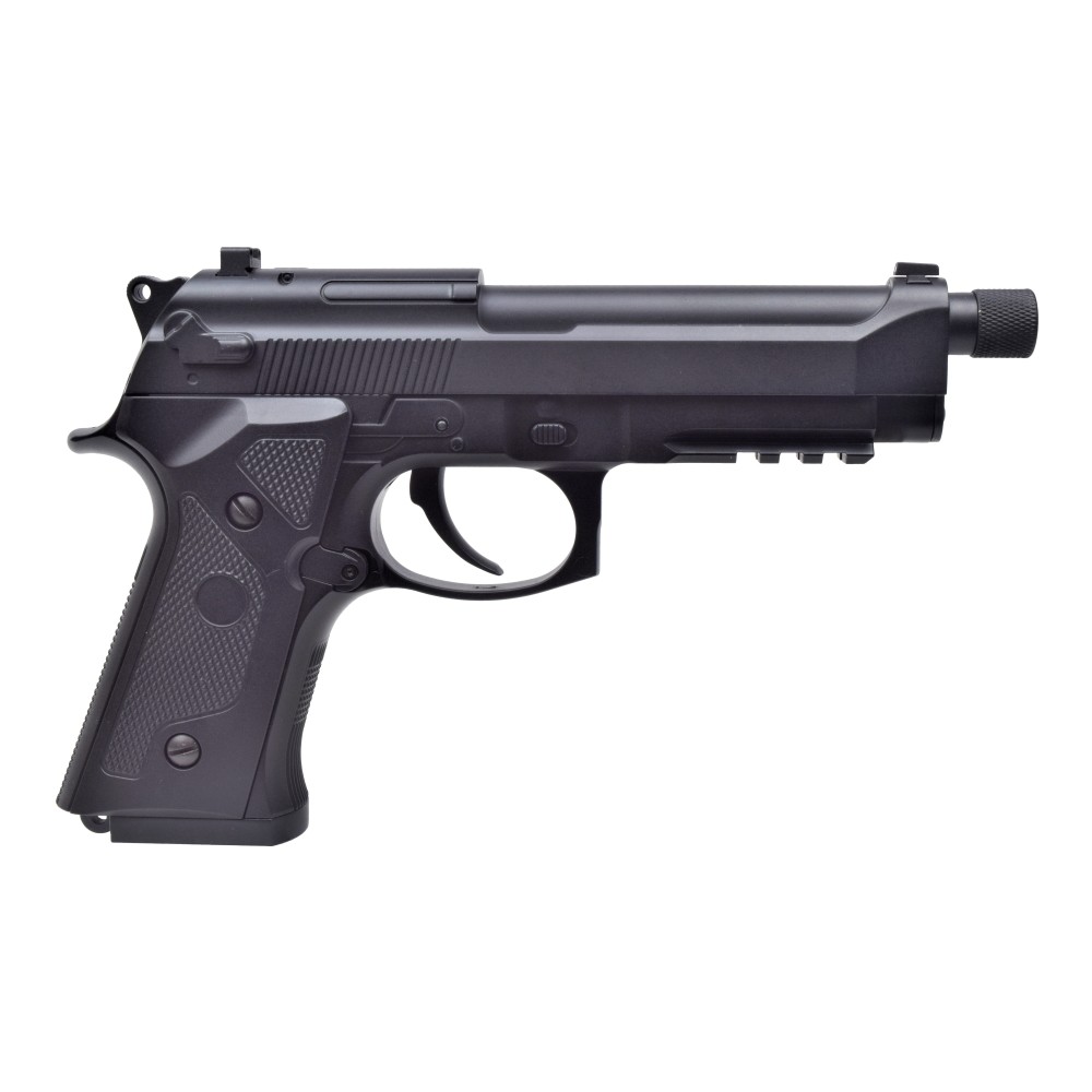 Cyma CM.132 92F Style AEP Airsoft Pistole 0,5J | Metallschlitten | Mosfet & LiPo incl. 80-Schuss High-Cap Magazin Bundle
